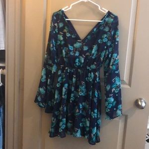 NWOT! Altar’d State floral long sleeve dress